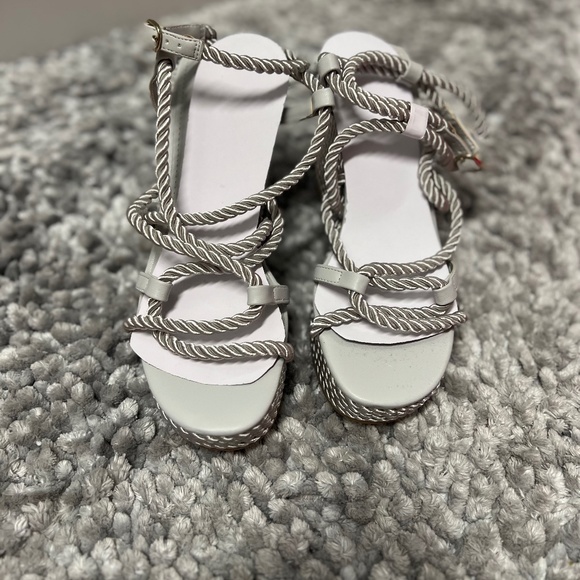 Elevate your sneaker game with these stylish Guess... | Depop Guess silver shoes